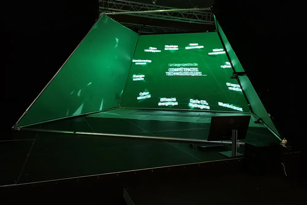 CAVE-like immersive projection room
