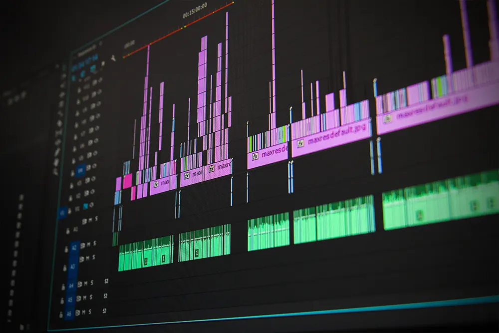 Premiere Pro editing timeline